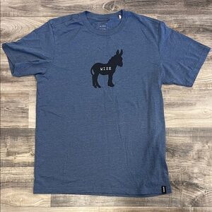 Prana Blue Donkey Graphic Tee
